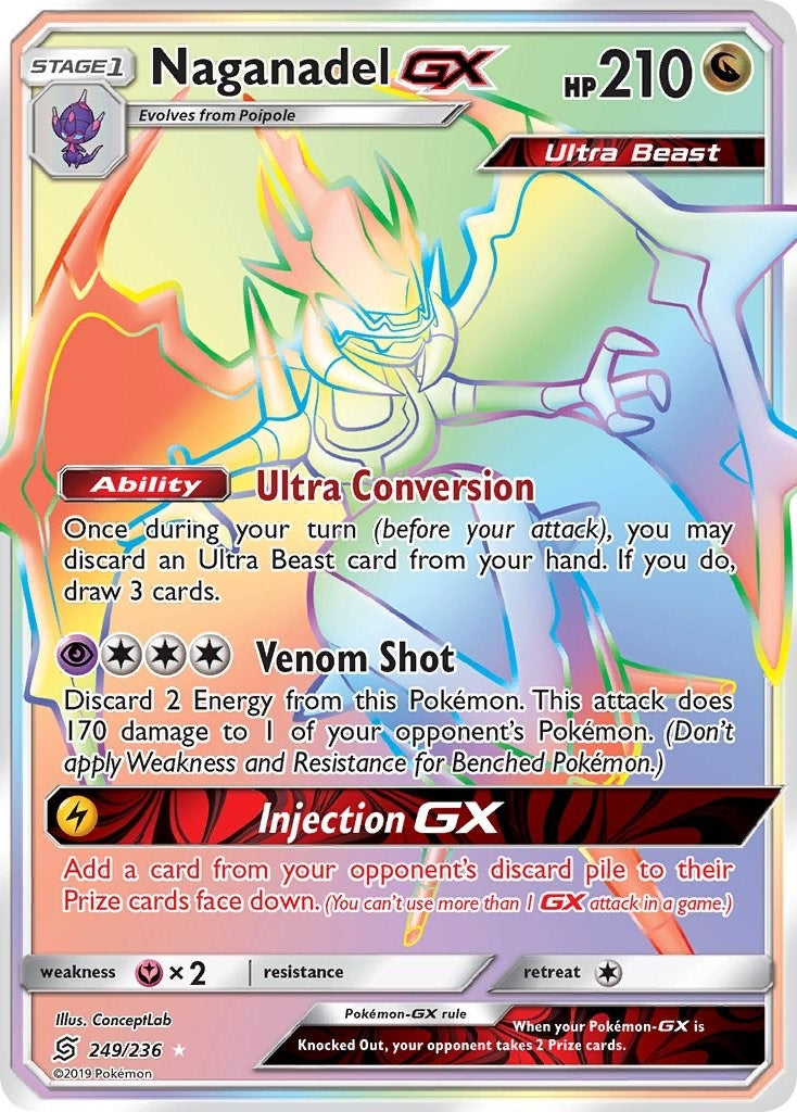 Image for Naganadel GX (Secret) (249/236) [SM - Unified Minds] - Pokemon