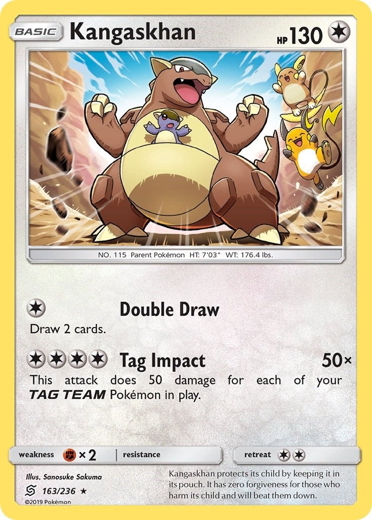 Image for Kangaskhan (163/236) [SM - Unified Minds] - Pokemon