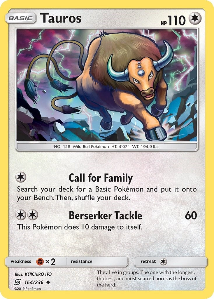 Image for Tauros (164/236) [SM - Unified Minds] - Pokemon