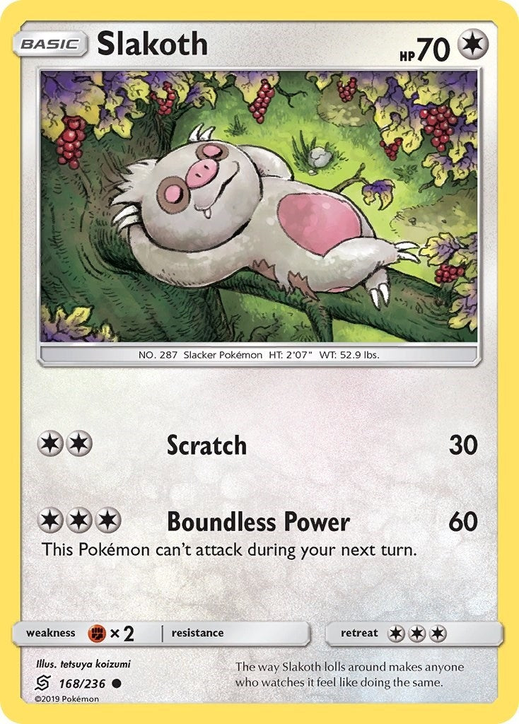 Image for Slakoth (168) (168/236) [SM - Unified Minds] - Pokemon