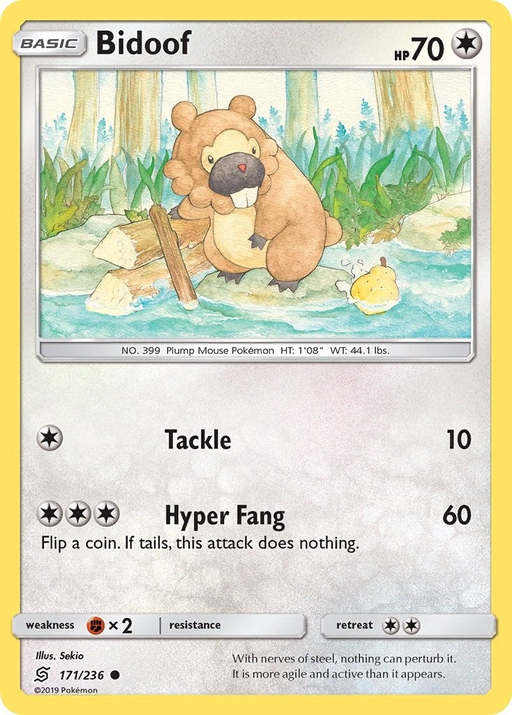 Image for Bidoof (171/236) [SM - Unified Minds] - Pokemon