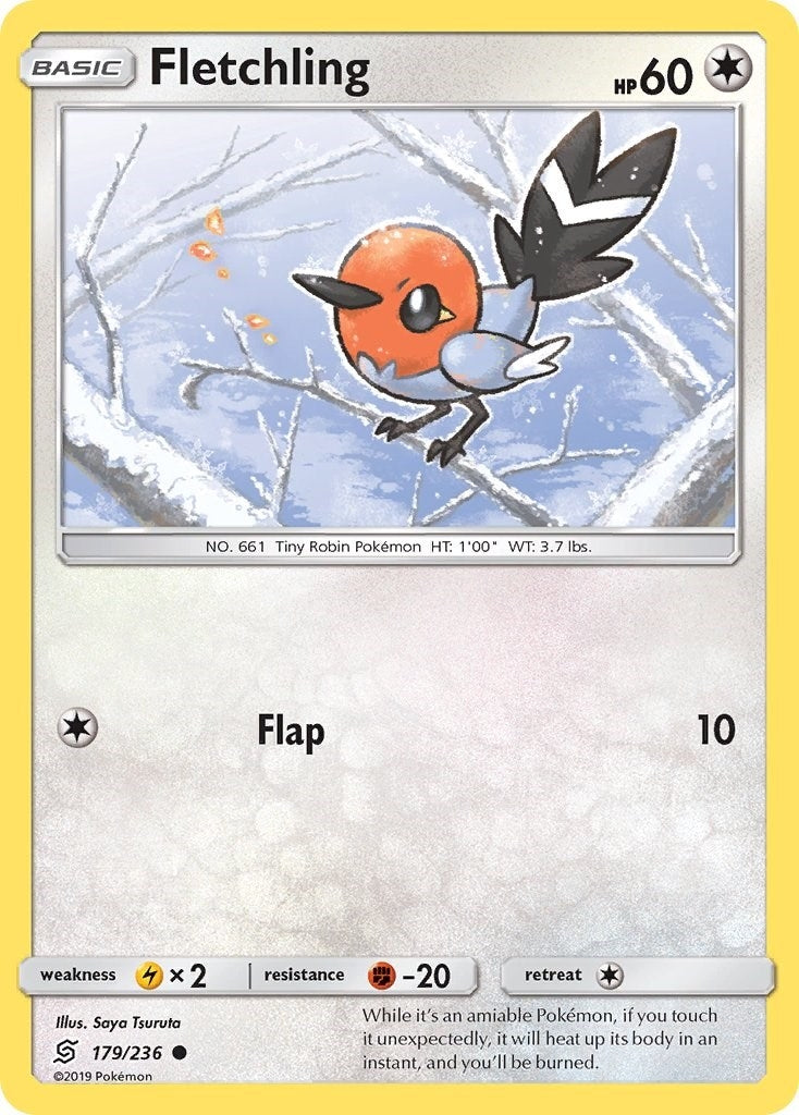 Image for Fletchling (179/236) [SM - Unified Minds] - Pokemon