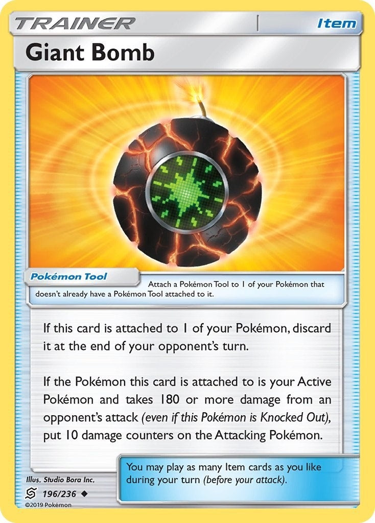 Image for Giant Bomb (196/236) [SM - Unified Minds] - Pokemon