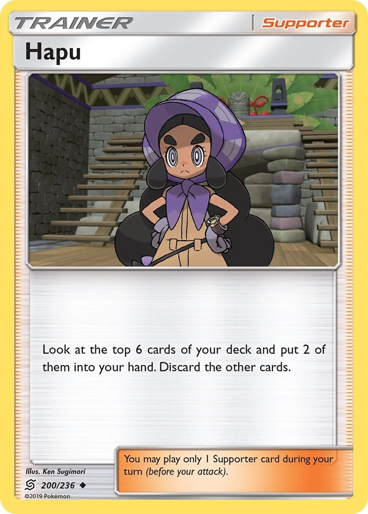 Image for Hapu (200/236) [SM - Unified Minds] - Pokemon