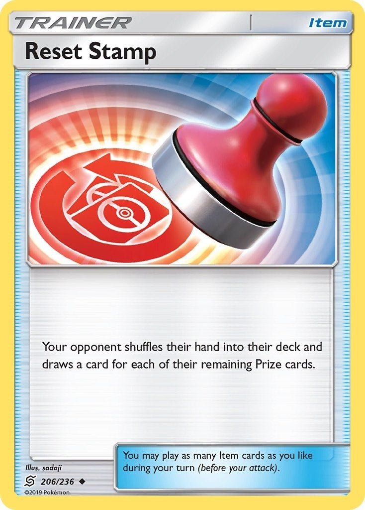 Image for Reset Stamp (206/236) [SM - Unified Minds] - Pokemon