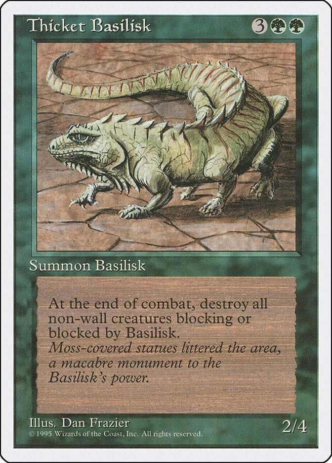 Image for Thicket Basilisk [Fourth Edition] - Magic: The Gathering