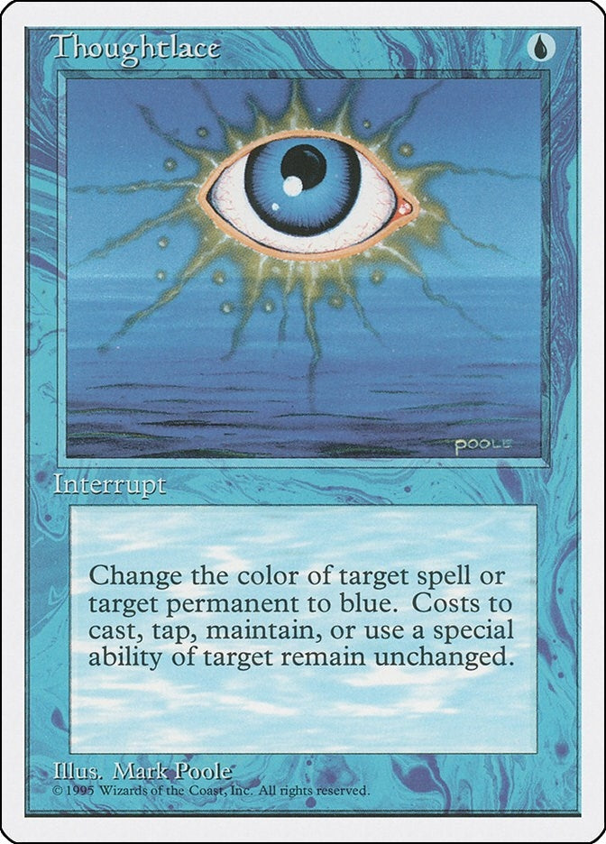 Image for Thoughtlace [Fourth Edition] - Magic: The Gathering