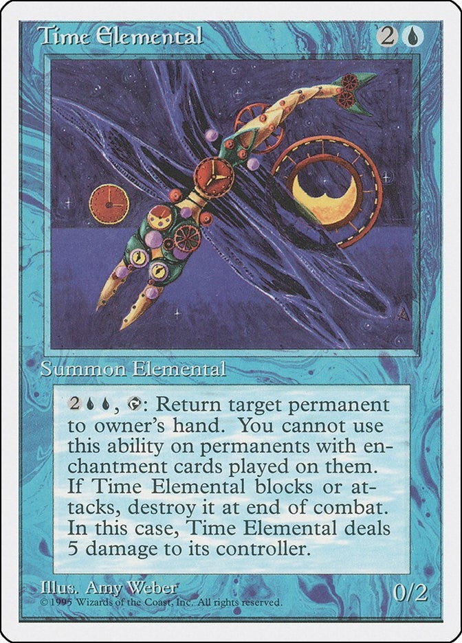 Image for Time Elemental [Fourth Edition] - Magic: The Gathering