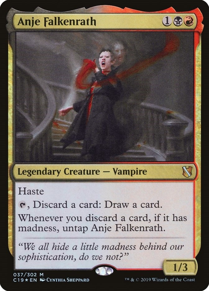 Image for Anje Falkenrath (37) [Commander 2019] - Magic: The Gathering