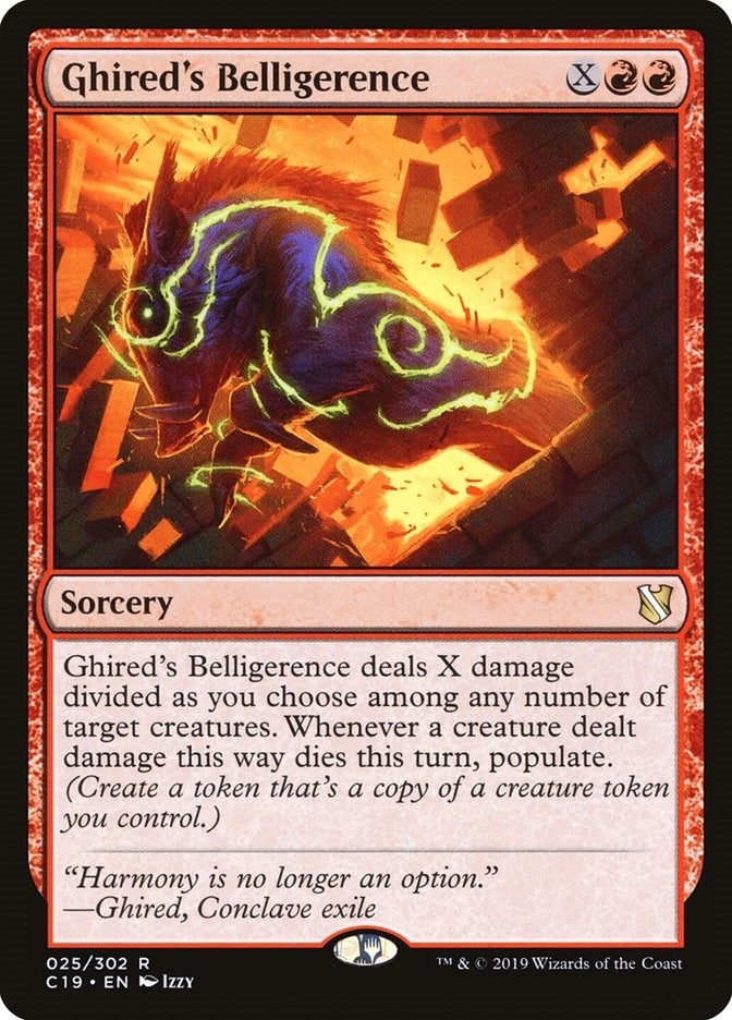Image for Ghired's Belligerence (25) [Commander 2019] - Magic: The Gathering