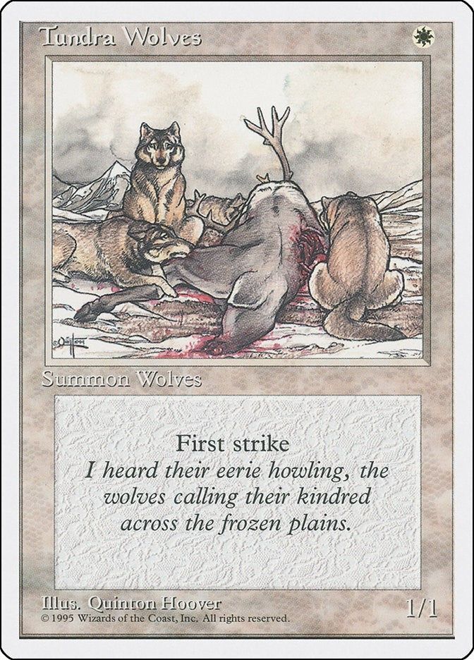 Image for Tundra Wolves [Fourth Edition] - Magic: The Gathering