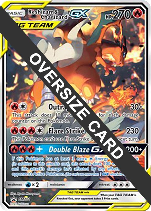 Image for Reshiram & Charizard GX - SM201 (SM201) [Jumbo Cards] - Pokemon