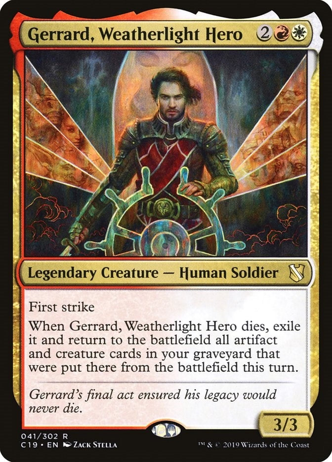 Image for Gerrard, Weatherlight Hero (41) [Commander 2019] - Magic: The Gathering