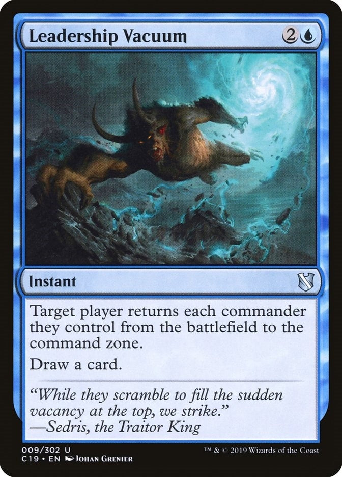 Image for Leadership Vacuum (9) [Commander 2019] - Magic: The Gathering