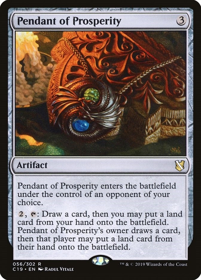 Image for Pendant of Prosperity (56) [Commander 2019] - Magic: The Gathering