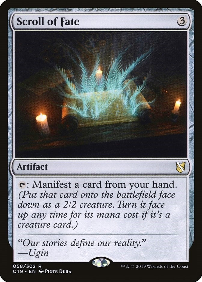 Image for Scroll of Fate (58) [Commander 2019] - Magic: The Gathering