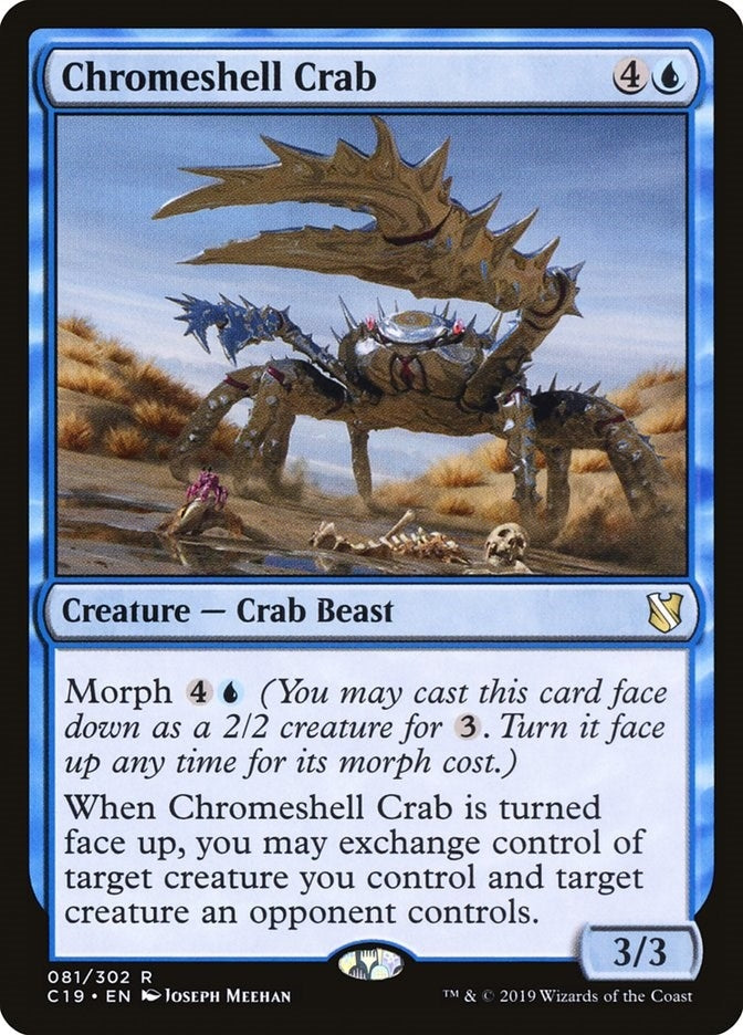 Image for Chromeshell Crab (81) [Commander 2019] - Magic: The Gathering
