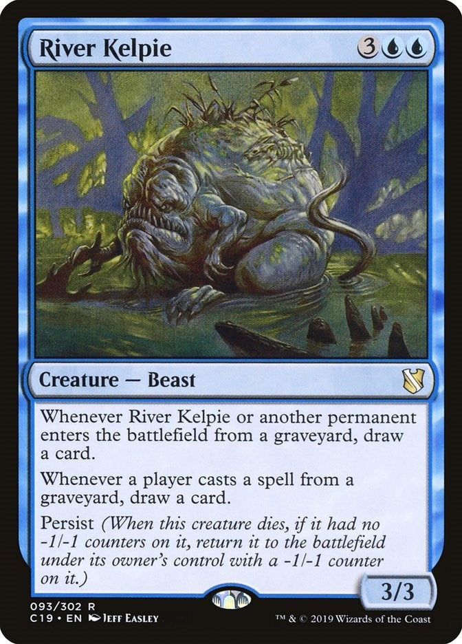 Image for River Kelpie (93) [Commander 2019] - Magic: The Gathering