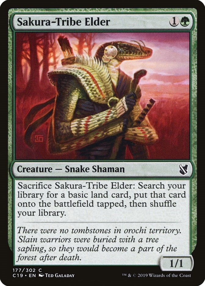 Image for Sakura-Tribe Elder (177) [Commander 2019] - Magic: The Gathering