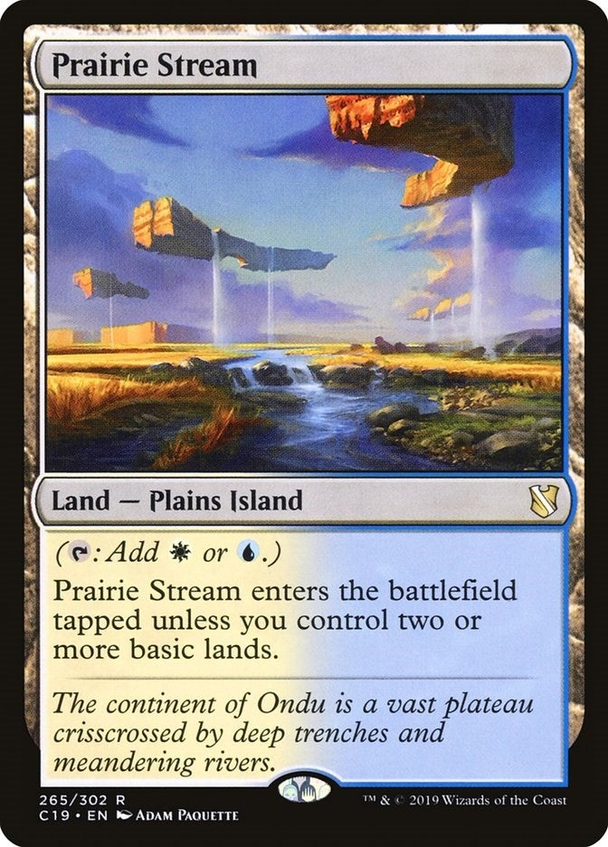 Image for Prairie Stream (265) [Commander 2019] - Magic: The Gathering