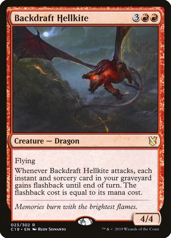 Image for Backdraft Hellkite (23) [Commander 2019] - Magic: The Gathering