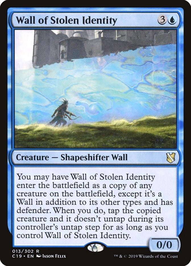 Image for Wall of Stolen Identity (13) [Commander 2019] - Magic: The Gathering