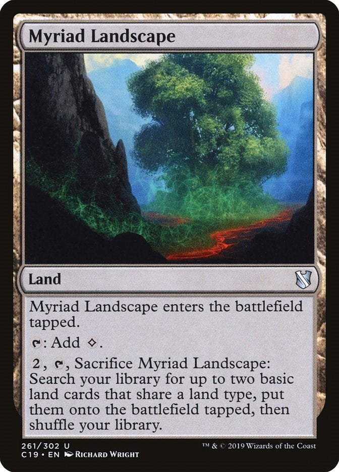 Image for Myriad Landscape (261) [Commander 2019] - Magic: The Gathering