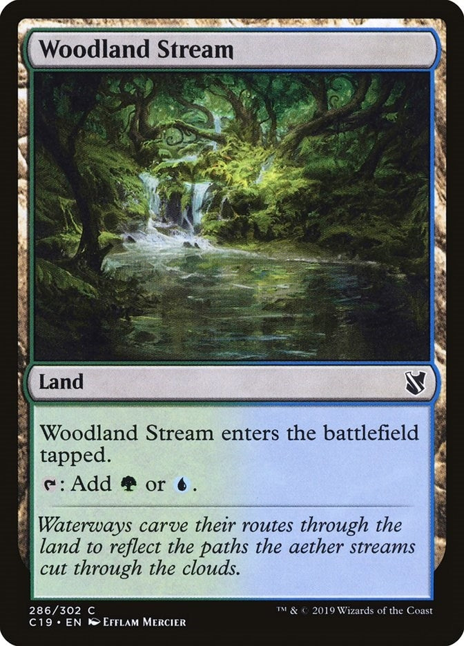 Image for Woodland Stream (286) [Commander 2019] - Magic: The Gathering