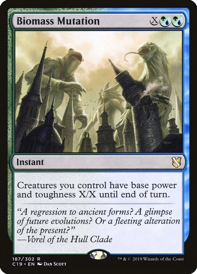 Image for Biomass Mutation (187) [Commander 2019] - Magic: The Gathering