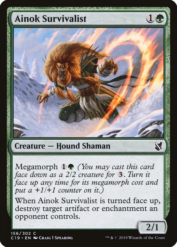 Image for Ainok Survivalist (156) [Commander 2019] - Magic: The Gathering
