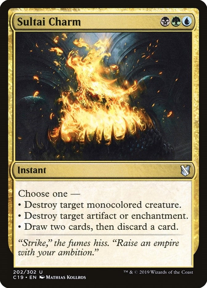 Image for Sultai Charm (202) [Commander 2019] - Magic: The Gathering