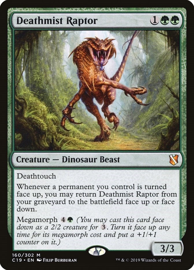 Image for Deathmist Raptor (160) [Commander 2019] - Magic: The Gathering