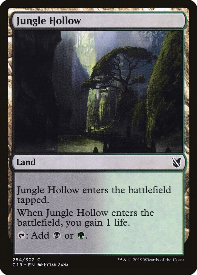 Image for Jungle Hollow (254) [Commander 2019] - Magic: The Gathering