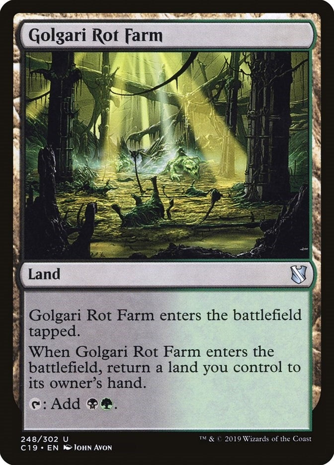 Image for Golgari Rot Farm (248) [Commander 2019] - Magic: The Gathering