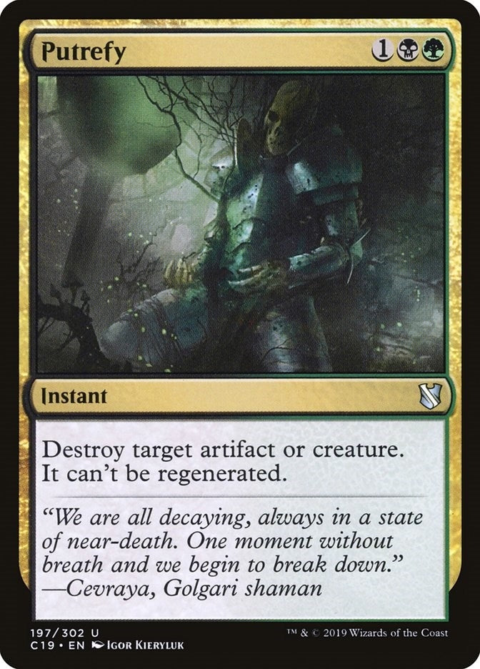 Image for Putrefy (197) [Commander 2019] - Magic: The Gathering