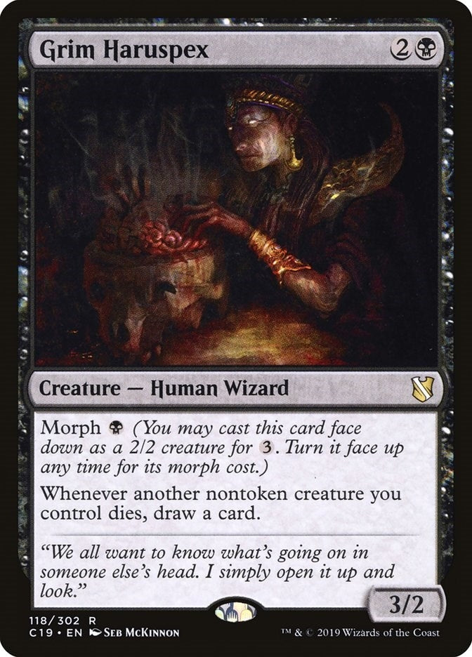 Image for Grim Haruspex (118) [Commander 2019] - Magic: The Gathering