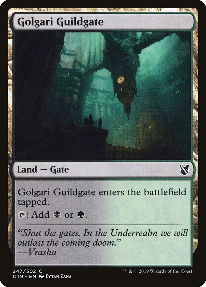 Image for Golgari Guildgate (247) [Commander 2019] - Magic: The Gathering