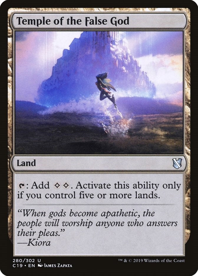 Image for Temple of the False God (280) [Commander 2019] - Magic: The Gathering