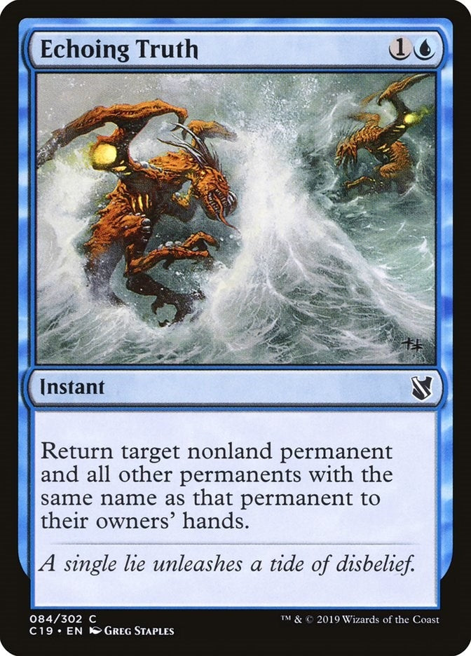Image for Echoing Truth (84) [Commander 2019] - Magic: The Gathering
