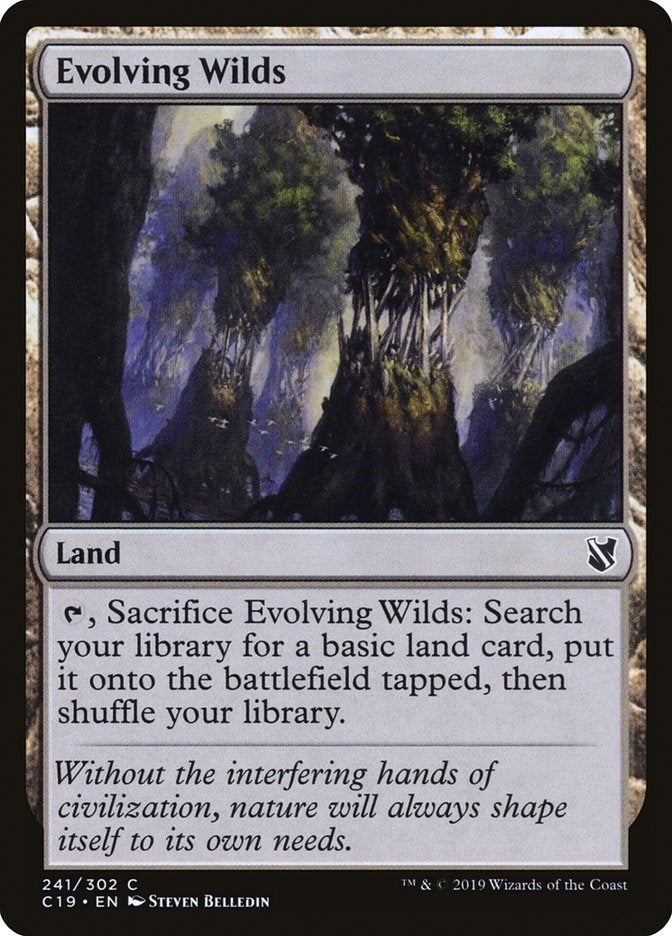 Image for Evolving Wilds (241) [Commander 2019] - Magic: The Gathering