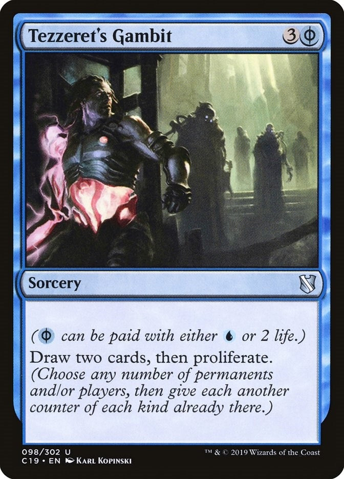 Image for Tezzeret's Gambit (98) [Commander 2019] - Magic: The Gathering