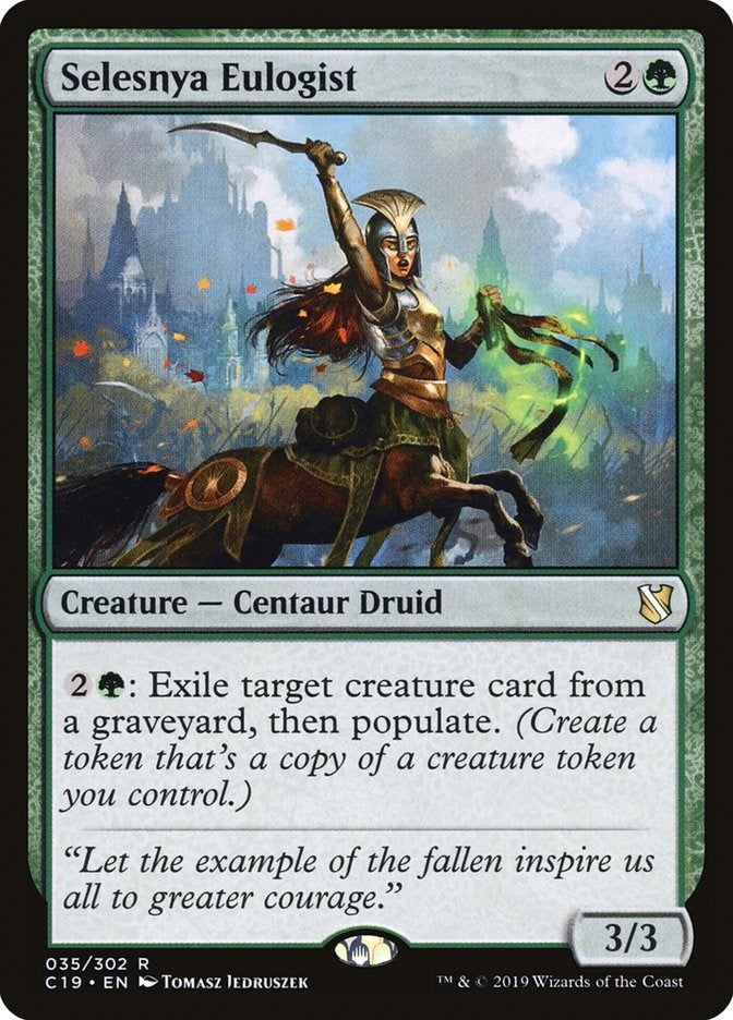 Image for Selesnya Eulogist (35) [Commander 2019] - Magic: The Gathering