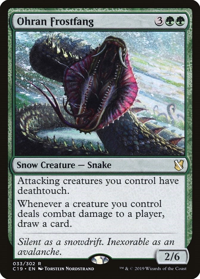 Image for Ohran Frostfang (33) [Commander 2019] - Magic: The Gathering