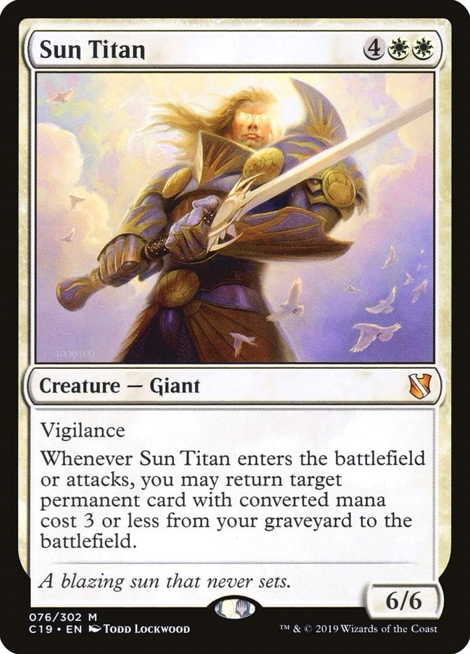Image for Sun Titan (76) [Commander 2019] - Magic: The Gathering