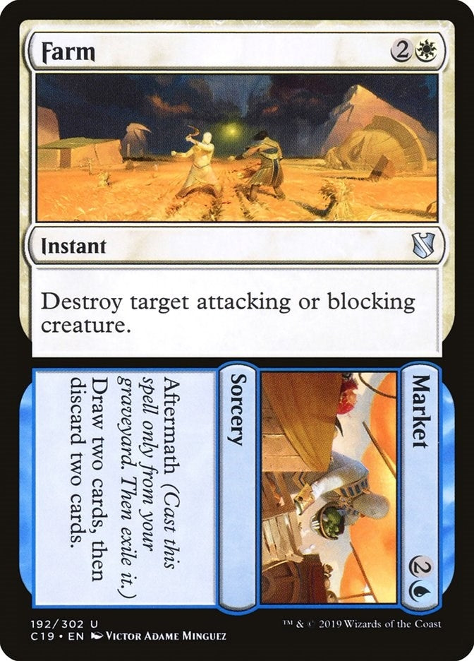 Image for Farm // Market (192) [Commander 2019] - Magic: The Gathering