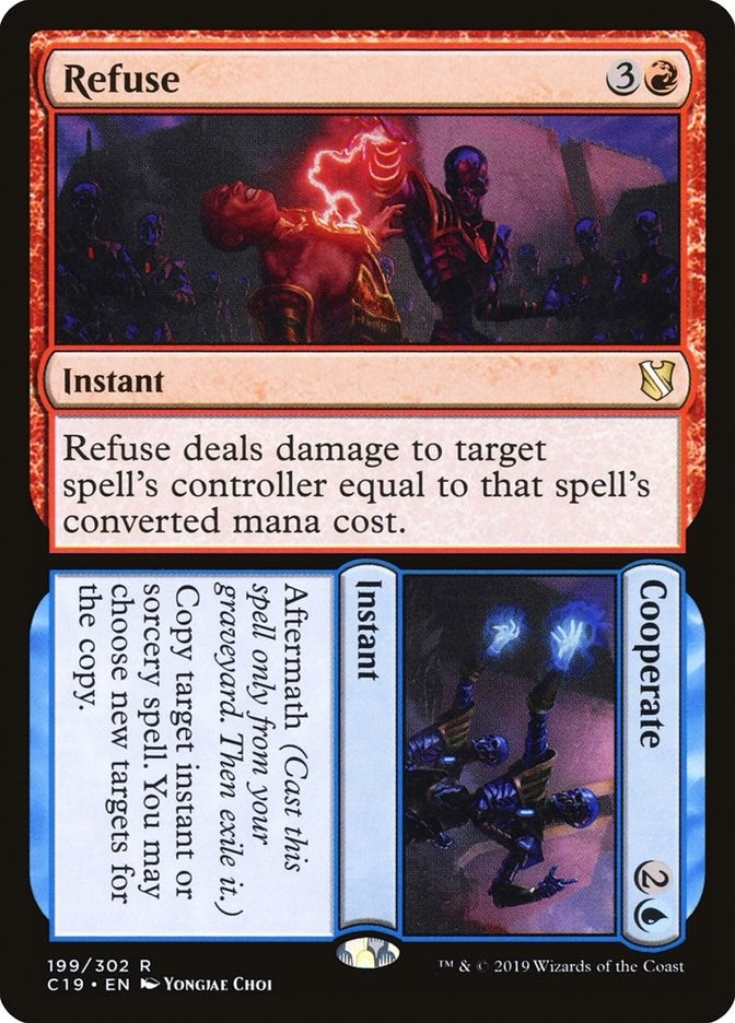 Image for Refuse // Cooperate (199) [Commander 2019] - Magic: The Gathering
