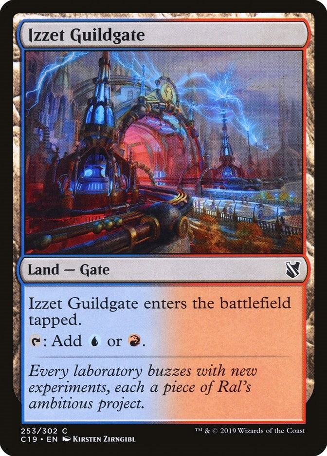 Image for Izzet Guildgate (253) [Commander 2019] - Magic: The Gathering