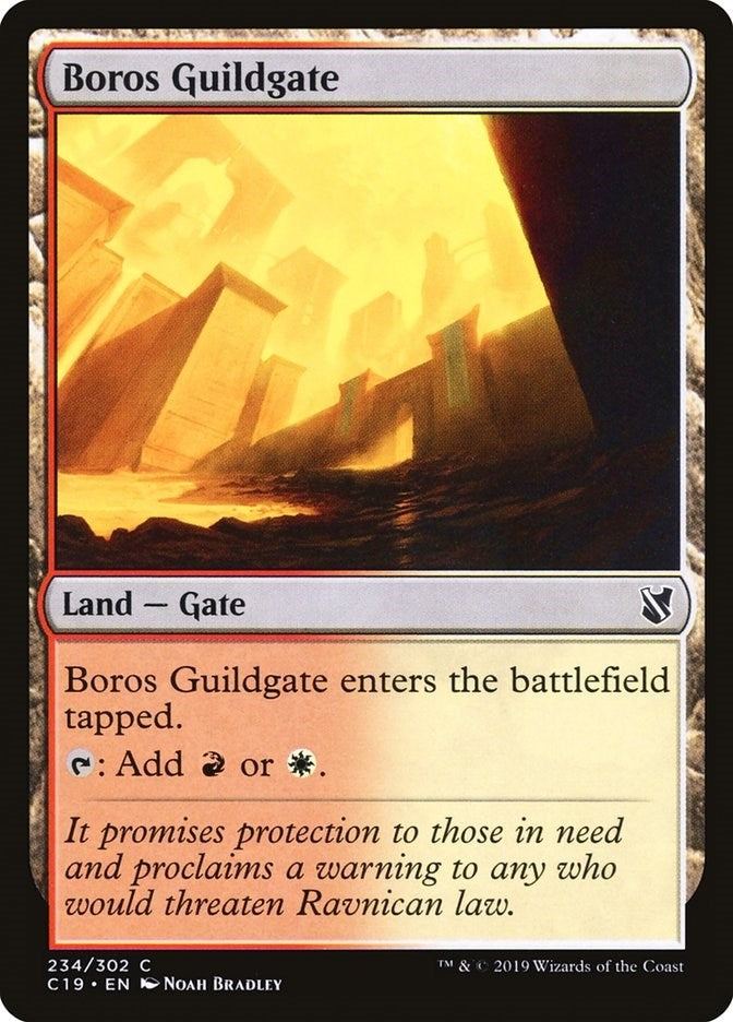 Image for Boros Guildgate (234) [Commander 2019] - Magic: The Gathering