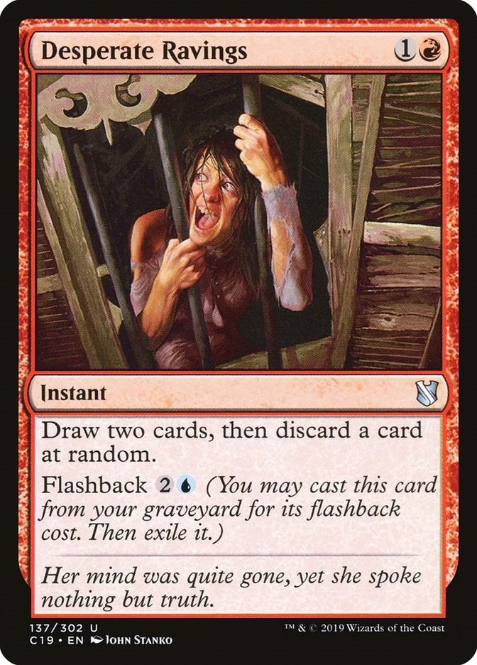 Image for Desperate Ravings (137) [Commander 2019] - Magic: The Gathering