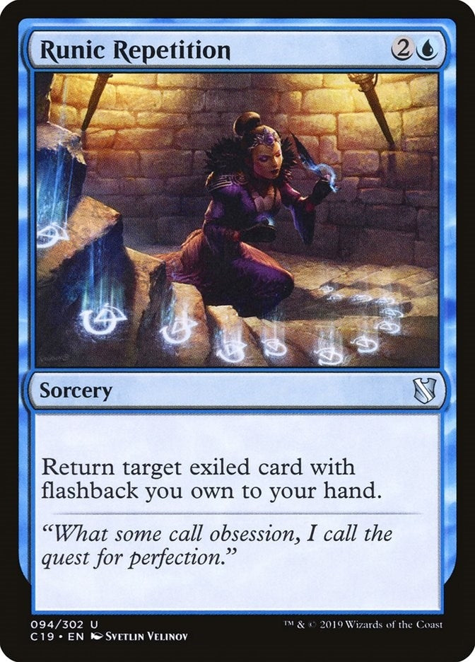 Image for Runic Repetition (94) [Commander 2019] - Magic: The Gathering